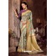 Light Grey Fancy Designer Party Wear Art Silk Sari