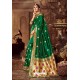 Forest Green Fancy Designer Party Wear Art Silk Sari