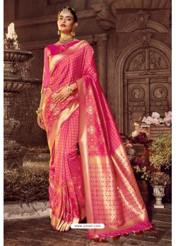 Rani Fancy Designer Party Wear Art Silk Sari