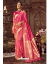 Rani Fancy Designer Party Wear Art Silk Sari