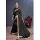 Black Designer Printed Classic Wear Sari
