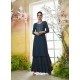 Teal Blue Designer Embroidered Rayon Readymade Sharara Salwar Suit
