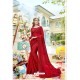 Red Latest Designer Party Wear Georgette Sari