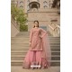Pink Heavy Designer Party Wear Sharara Salwar Suit