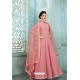 Light Pink Heavy Faux Georgette Designer Anarkali Suit