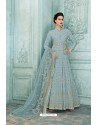 Sky Blue Heavy Faux Georgette Designer Anarkali Suit