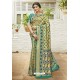 Cream Designer Classic Art Silk Sari