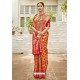 Red Designer Classic Art Silk Sari