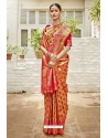 Red Designer Classic Art Silk Sari