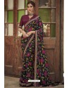 Carbon Designer Brasso Casual Wear Sari
