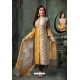 Yellow Embroidered Designer Churidar Salwar Suit