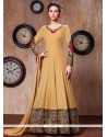 Orphic Faux Georgette Embroidered Work Anarkali Salwar Suit