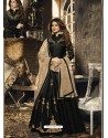 Black Latest Embroidered Designer Gown Style Anarkali Suit