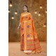 Glorious Orange Banarasi Art Silk Jacquard Worked Saree