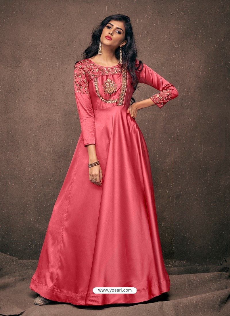 Peach Gown  Buy Trendy Peach Gown Online in India  Myntra