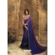 Multi Colour Designer Party Wear Zari Embroidered Sari