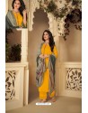 Yellow Designer Party Wear Pure Jam Silk Cotton Straight Salwar Suit
