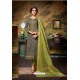 Grey Designer Party Wear Straight Salwar Suit