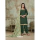 Dark Green Embroidered Party Wear Punjabi Patiala Suits