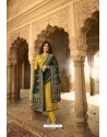 Yellow Readymade Designer Party Wear Churidar Salwar Suit