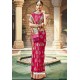 Rani Traditional Party Wear Embroidered Silk Sari