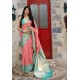 Pink Designer Party Wear Banarasi Silk Sari