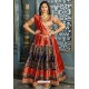 Red Heavy Embroidered Banarasi Silk Party Wear Lehenga Choli