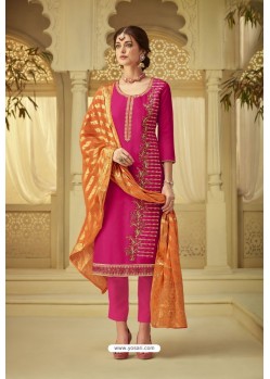 Rani Embroidered Pure Viscose Opada Designer Straight Salwar Suit
