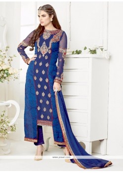 Dazzling Embroidered Work Designer Salwar Suit