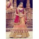 Deep Wine Heavy Embroidered Nylon Satin Bridal Lehenga Choli