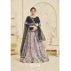 Off White Heavy Embroidered Party Wear Designer Lehenga Choli