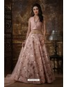 Baby Pink Exclusive Party Wear Designer Readymade Lehenga Choli