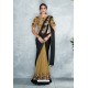 Gold Embroidered Designer Party Wear Sari