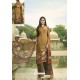 Marigold Designer Party Wear Crepe Palazzo Salwar Suit