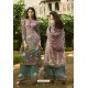 Multi Colour Designer Party Wear Crepe Palazzo Salwar Suit
