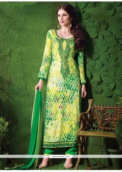 Luxurious Cotton Embroidered Work Designer Salwar Suit