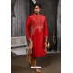 Red Readymade Designer Pajama For Men