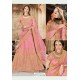 Pink Heavy Multi Embroidered Designer Wedding Lehenga Choli