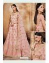 Baby Pink Heavy Multi Embroidered Designer Wedding Lehenga Choli