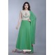 Jade Green Heavy Embroidered Gown Style Designer Anarkali Suit