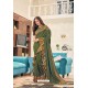 Mehendi Party Wear Designer Embroidered Soft Silk Sari