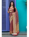 Multi Colour Party Wear Designer Embroidered Sari