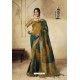 Multi Colour Party Wear Designer Banarasi Silk Embroidered Sari