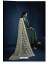 Mehendi Heavy Embroidered Georgette Designer Anarkali Suit