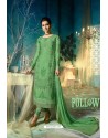 Green Heavy Designer Party Wear Straight Salwar Suit