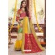 Beautiful Multi Colour Cotton Silk Printed Work Saree