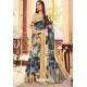 Gorgeous Multi Colour Cotton Silk Printed Work Saree