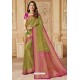 Green Silk Jacquard Work Designer Saree