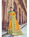 Yellow Silk Designer Traditional Saree