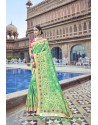 Green Silk Designer Traditional Saree